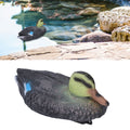 Floating yellow duck decoy for garden or pond, realistic swimming duck toy for outdoor play, 26x11.5cm, from Everything Baby.