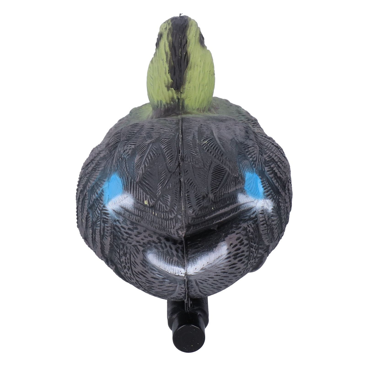 Floating yellow duck decoy toy for garden or lake decoration, 26x11.5cm, designed for outdoor play and yard decor.