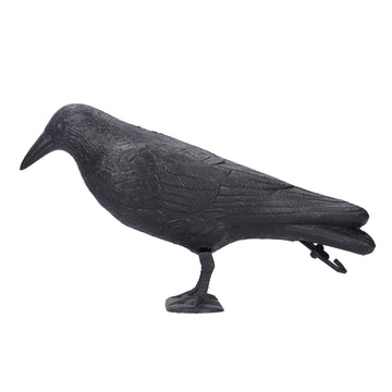 Simulation plastic crow decoy for outdoor garden decoration, hunting bait, and outdoor play, by Everything Baby.