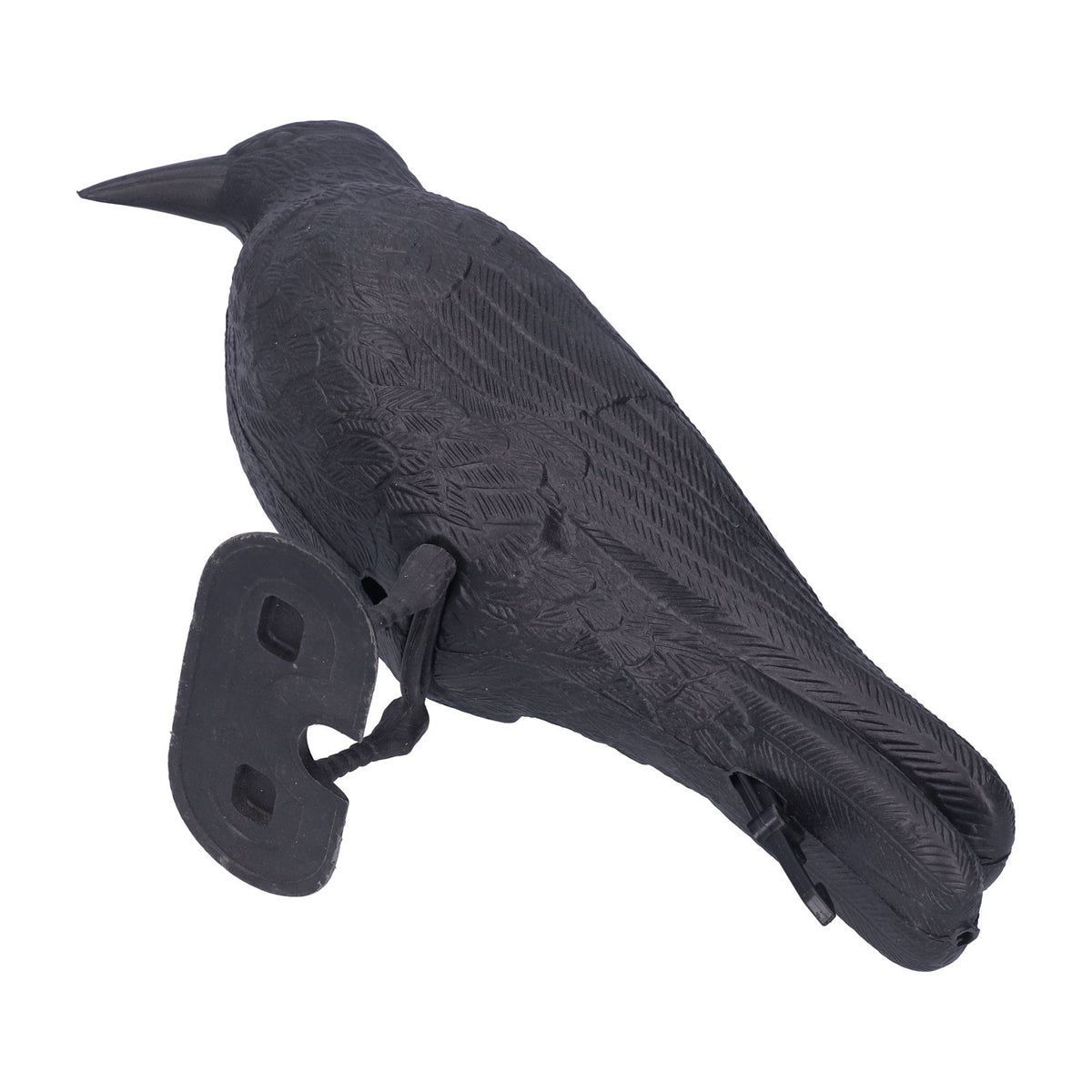 Plastic crow decoy for outdoor garden decoration, used as hunting bait or outdoor play equipment for kids, by Everything Baby.