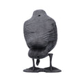 Simulation plastic crow statue used as hunting bait decoy for outdoor garden decoration and outdoor play equipment.