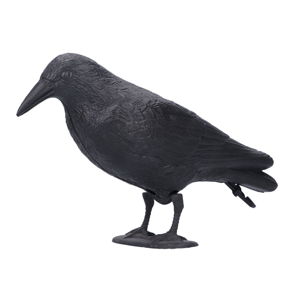 Plastic crow decoy for outdoor garden decoration, used as hunting bait or outdoor play accessory, by Everything Baby.