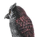 Plastic owl garden decoration and hunting decoy, outdoor baby and kid's toy, realistic simulation owl statue for garden decor