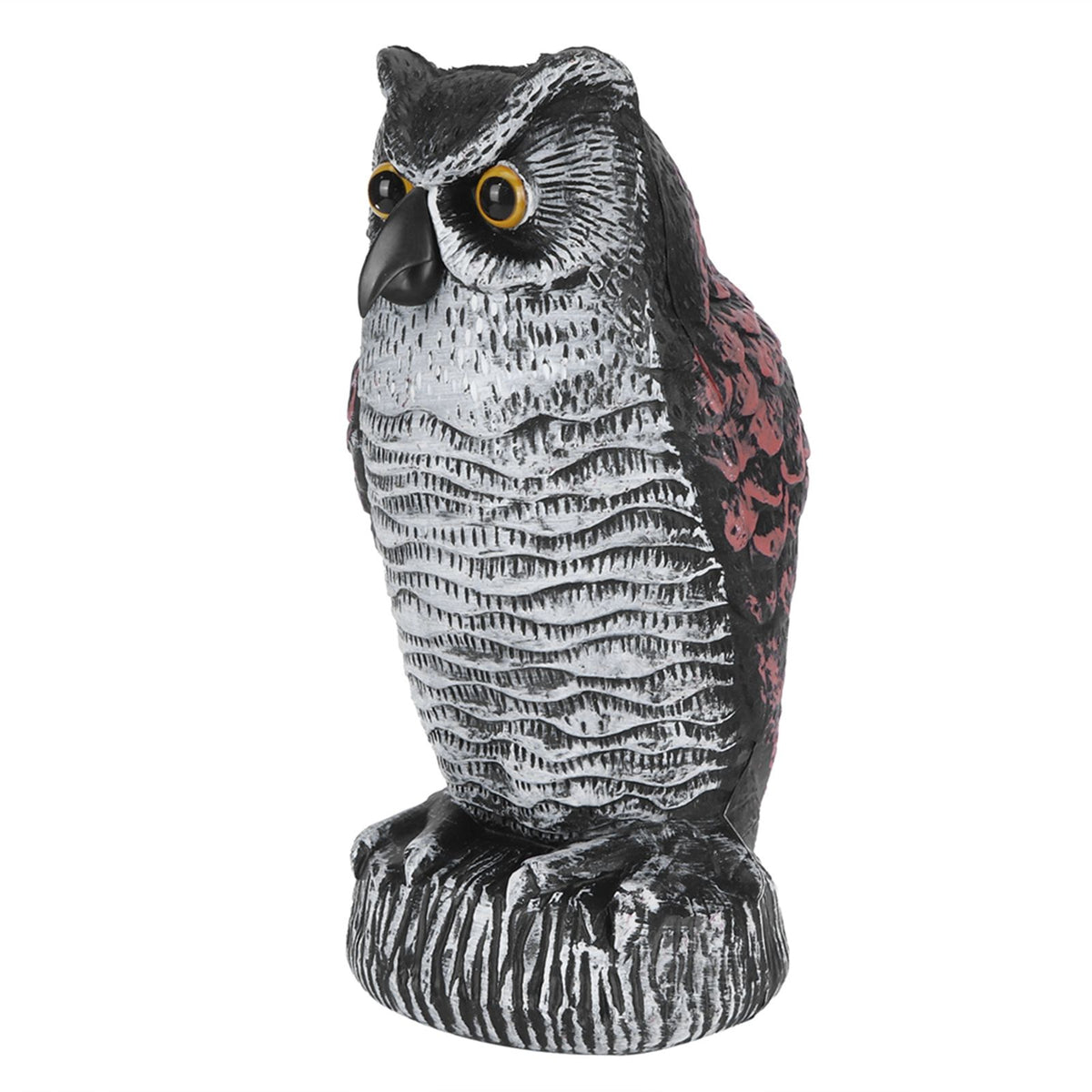 Plastic owl garden statue decoration and hunting decoy for outdoor play and garden decor by Everything Baby.