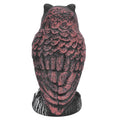 Plastic owl garden decoration and hunting decoy, outdoor simulation owl statue for garden pest repelling, by Everything Baby.