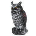 Plastic owl garden statue decoration, outdoor simulation owl decoy for garden pest repellent, by Everything Baby.