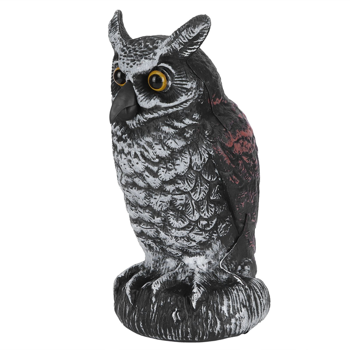 Plastic owl garden statue decoration, outdoor simulation owl decoy for garden pest repellent, by Everything Baby.