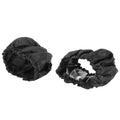 Set of two Everything Baby stroller wheel covers made of Oxford cloth, dustproof tire protectors for small 12-16cm wheels.
