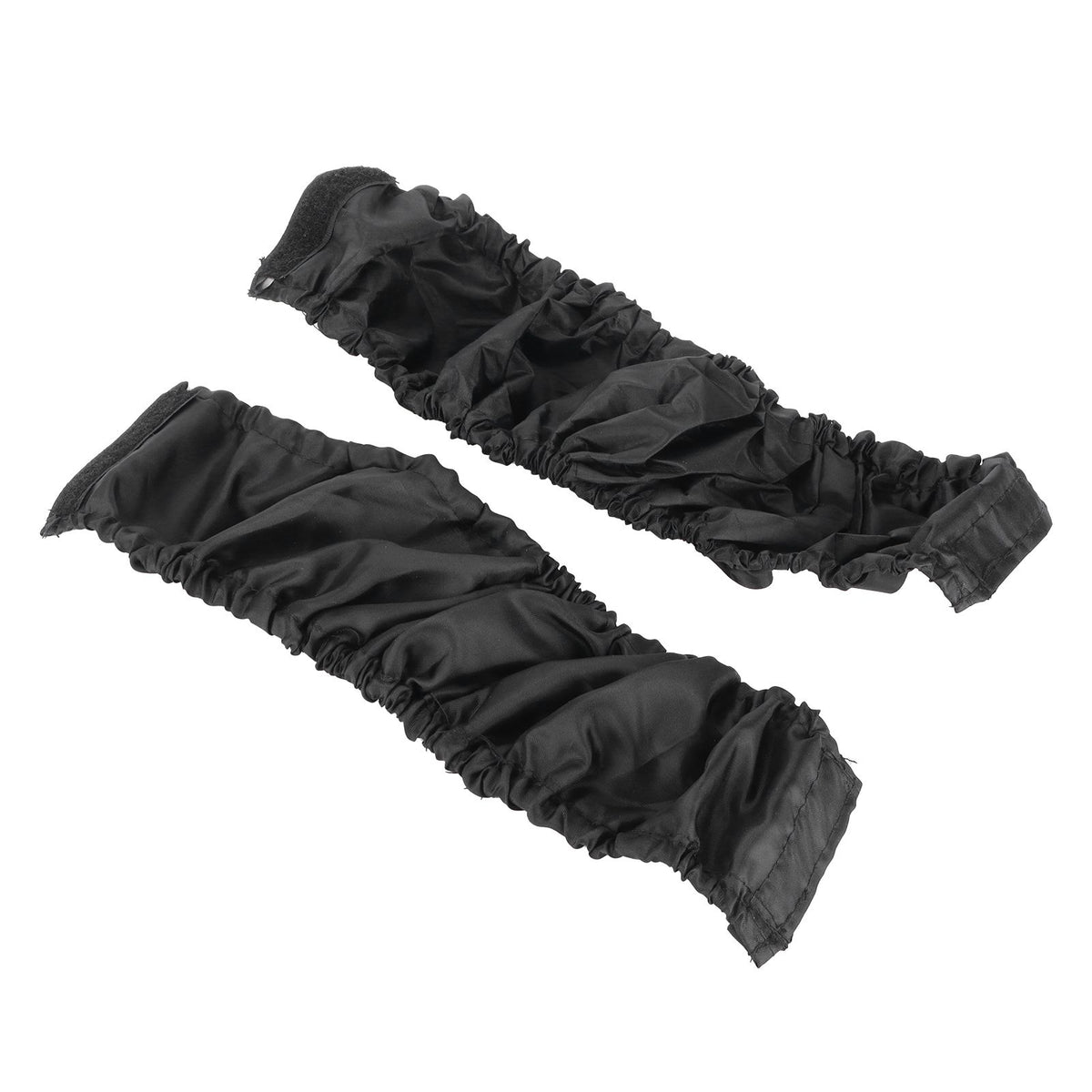 Two stroller wheel covers made of Oxford cloth for infant pushchairs, protect small wheels 12-16cm from dust and dirt.