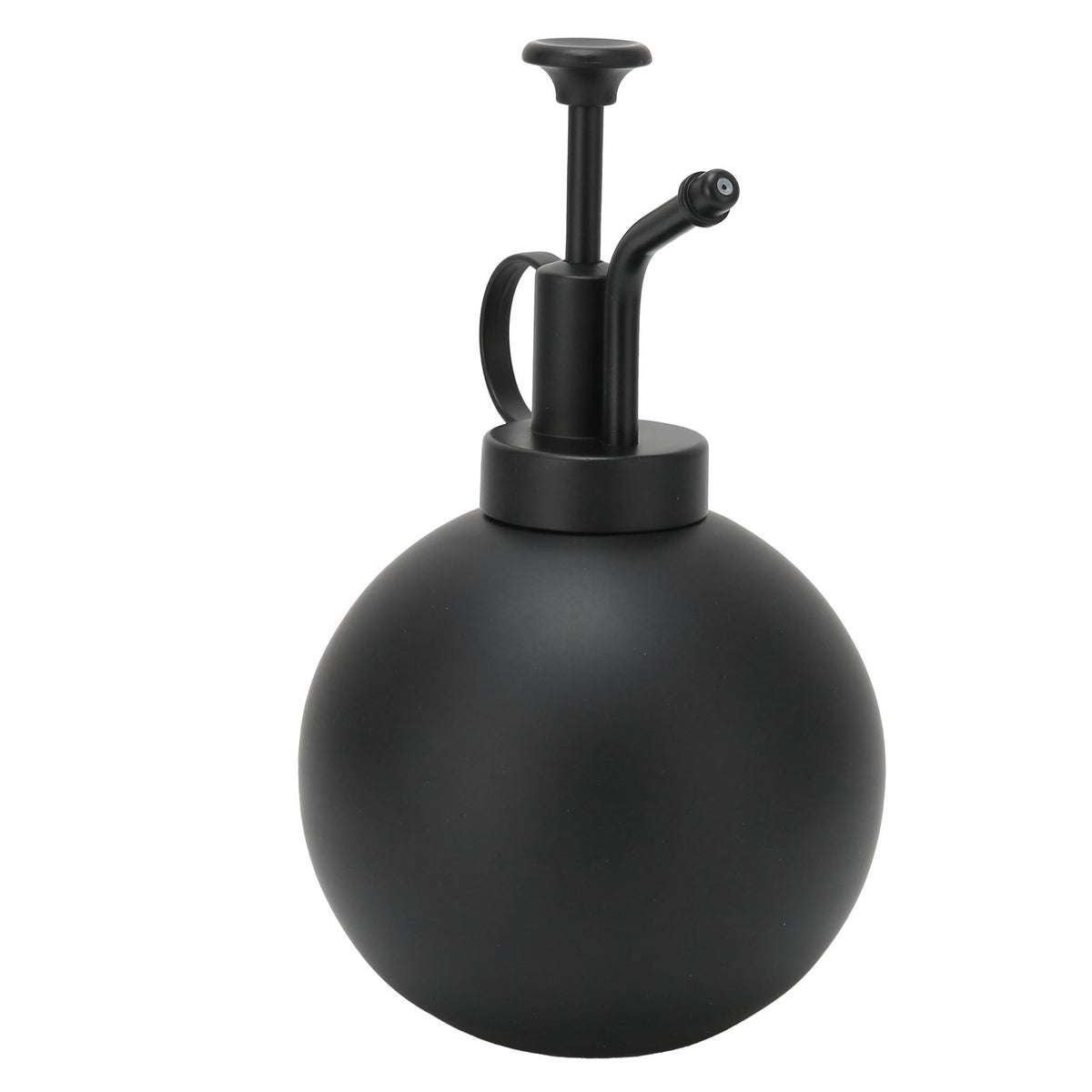 Vintage 500ml black watering pot hand press spray bottle for gardening and outdoor play, suitable for balcony garden use.