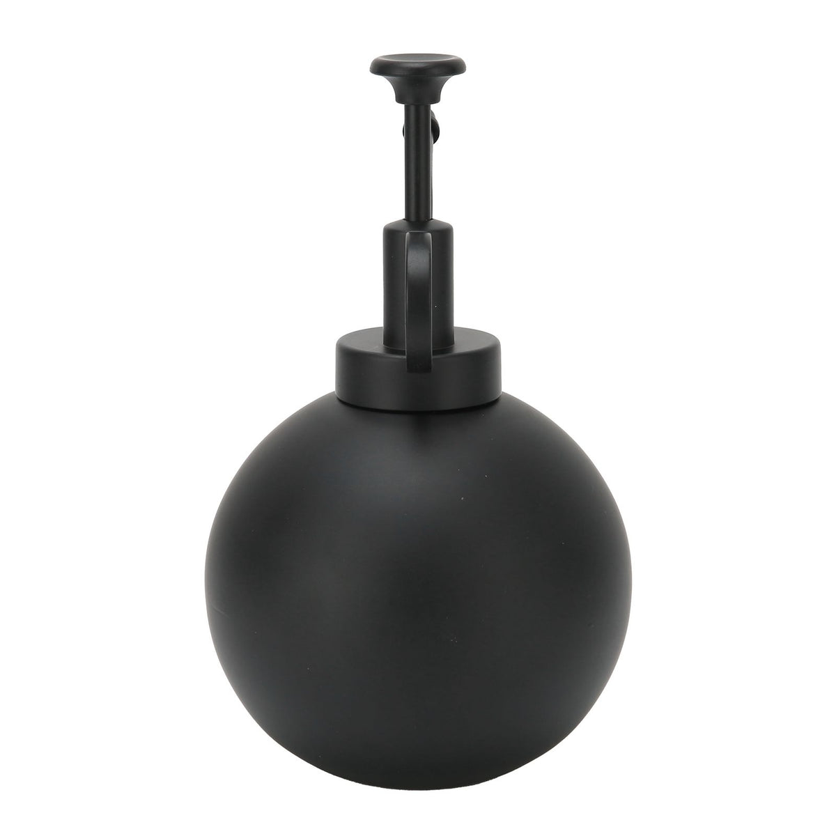 Vintage black 500ml watering pot with hand press spray nozzle, ideal for garden and balcony outdoor play and watering tasks.