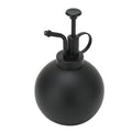 Vintage 500ml black watering pot with hand press spray nozzle for gardening and balcony plant care.