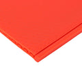 Two red beeswax sheet DIY rubber comb foundation press mold for beekeeping, used for shaping beeswax foundations.