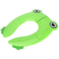 Green portable baby potty seat pad by Everything Baby, non-slip foldable toddler toilet training seat for travel.