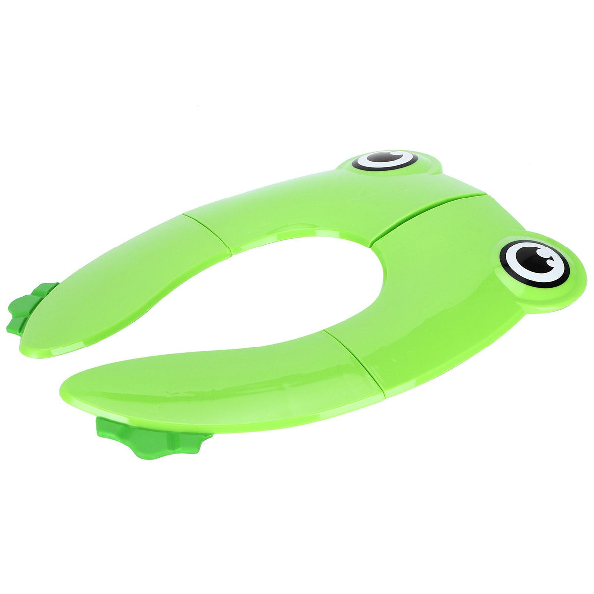 Green portable baby potty seat pad by Everything Baby, non-slip toddler toilet training seat for travel and easy use.