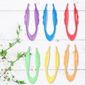 Set of 6 tweezers for outdoor exploration and observation, designed for children's educational outdoor play and learning.