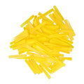 Set of 100 ceramic tile leveling wedges from Everything Baby, used for floor construction and tile installation.