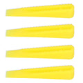 Set of 100 PCS ceramic tile leveling wedges and spacers for floor construction, designed for precise tile installation.