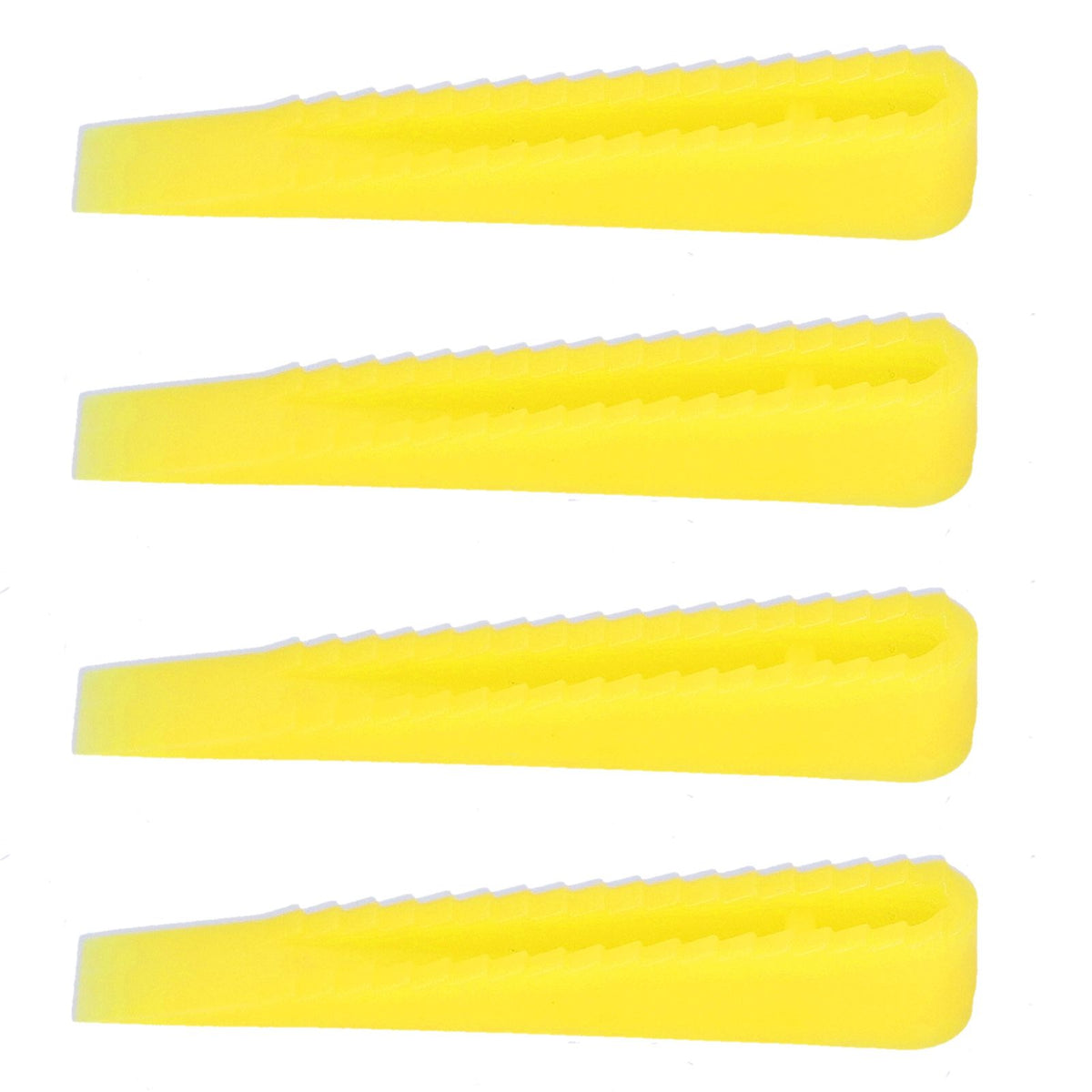 Set of 100 PCS ceramic tile leveling wedges and spacers for floor construction, designed for precise tile installation.