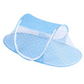 Portable baby mosquito netting for folding crib, designed by Everything Baby, keeps children protected from insects during outdoor summer play.