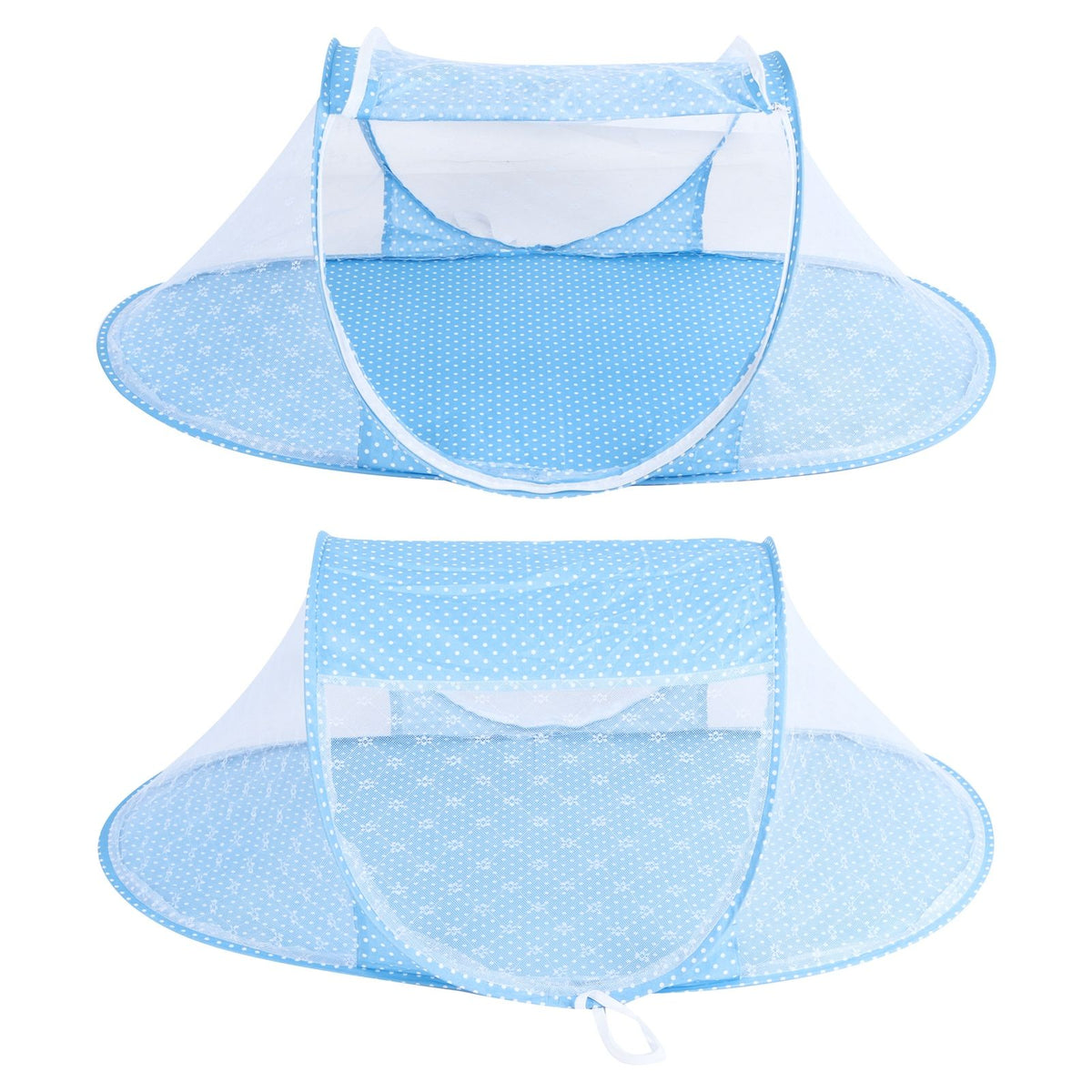 Portable baby mosquito netting by Everything Baby, folding crib net for protection and outdoor play for infants and children.