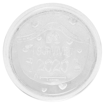 Silver commemorative 2020 medal coin from Everything Baby, suitable as a memorial or collectible souvenir.