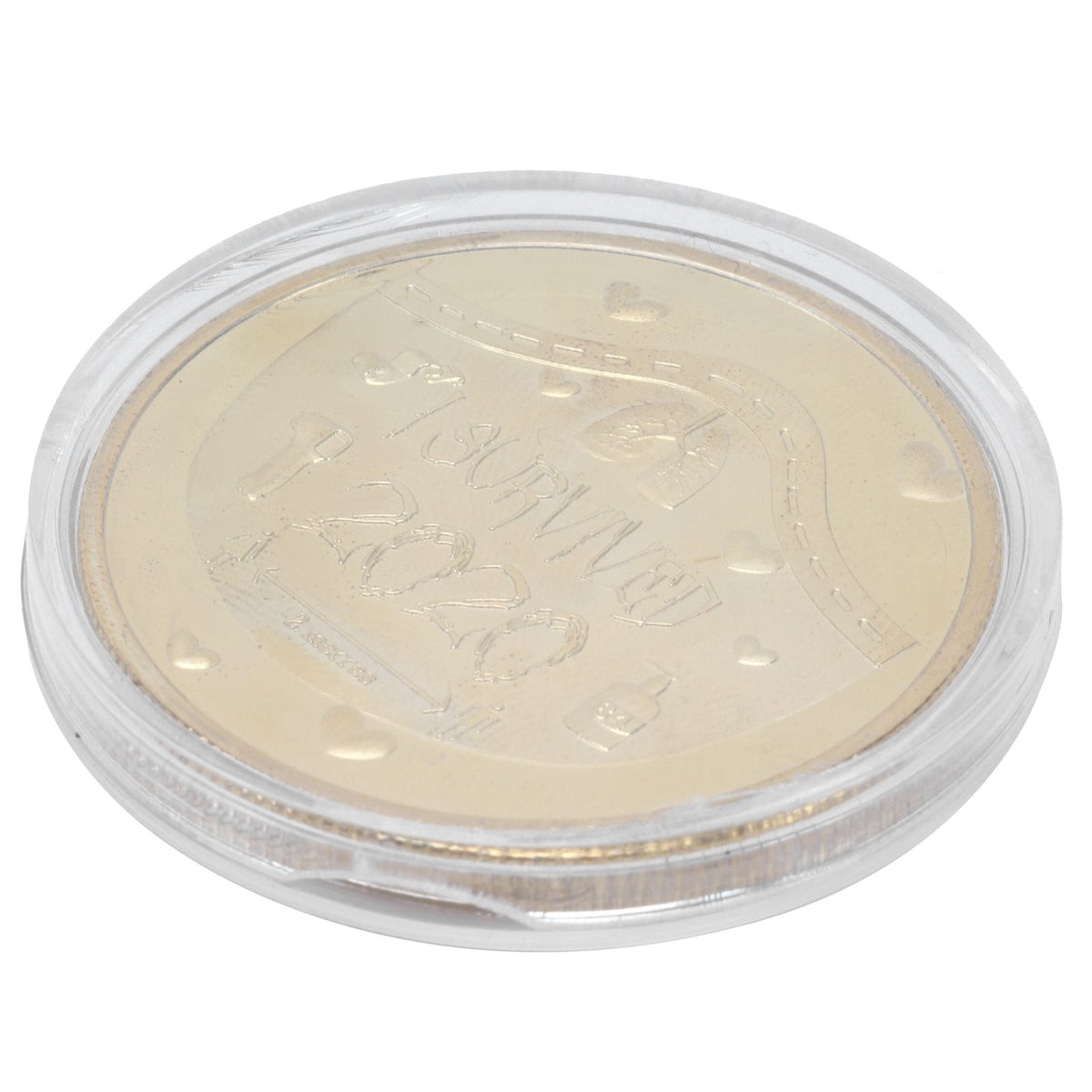 Gold commemorative 2020 medal coin featuring a memorial design, part of the Everything Baby outdoor toy collection.