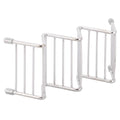 Stainless steel taco holder tray by Everything Baby, designed for kitchen and restaurant use, featuring a 2/3 grid pancake stand.
