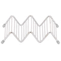 Stainless steel taco holder tray with 2/3 grid, designed for kitchen and restaurant use, suitable for baby and kids feeding accessories