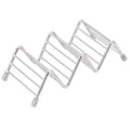 Stainless steel taco holder and pancake stand tray from Everything Baby, designed for kitchen and restaurant use, featuring a 2/3 grid.