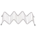 Stainless steel taco holder and pancake stand tray with 3/4 grid for kitchen or restaurant use, designed by Everything Baby.