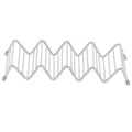 Stainless steel taco holder tray with 4/5 grid design, ideal for kitchen or restaurant use, from Everything Baby.