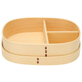 Japanese-style wooden lunch box for kids, featuring a single layer sushi container and traditional tableware for pretend play.