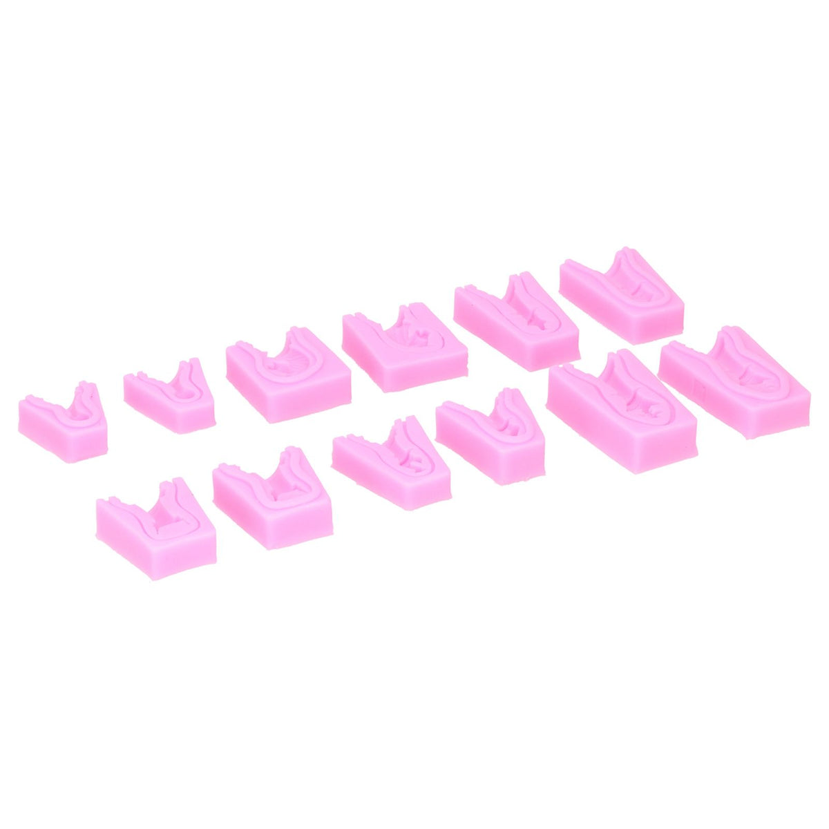 Silicone mold set featuring international chess piece shapes for fondant, chocolate, cake decorating, and soap crafting.
