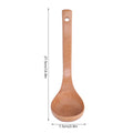 Lightweight wooden soup spoon with long handle and hanging hole, ideal for baby and kids outdoor play, from Everything Baby.