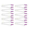 Set of 10 cake lace clips for fondant cake edge decoration, used as baking accessories for cake decorating.