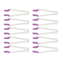 Set of 10 cake lace clip molds for fondant cake edge decoration, ideal for baking and decorating baby and kids' cakes.