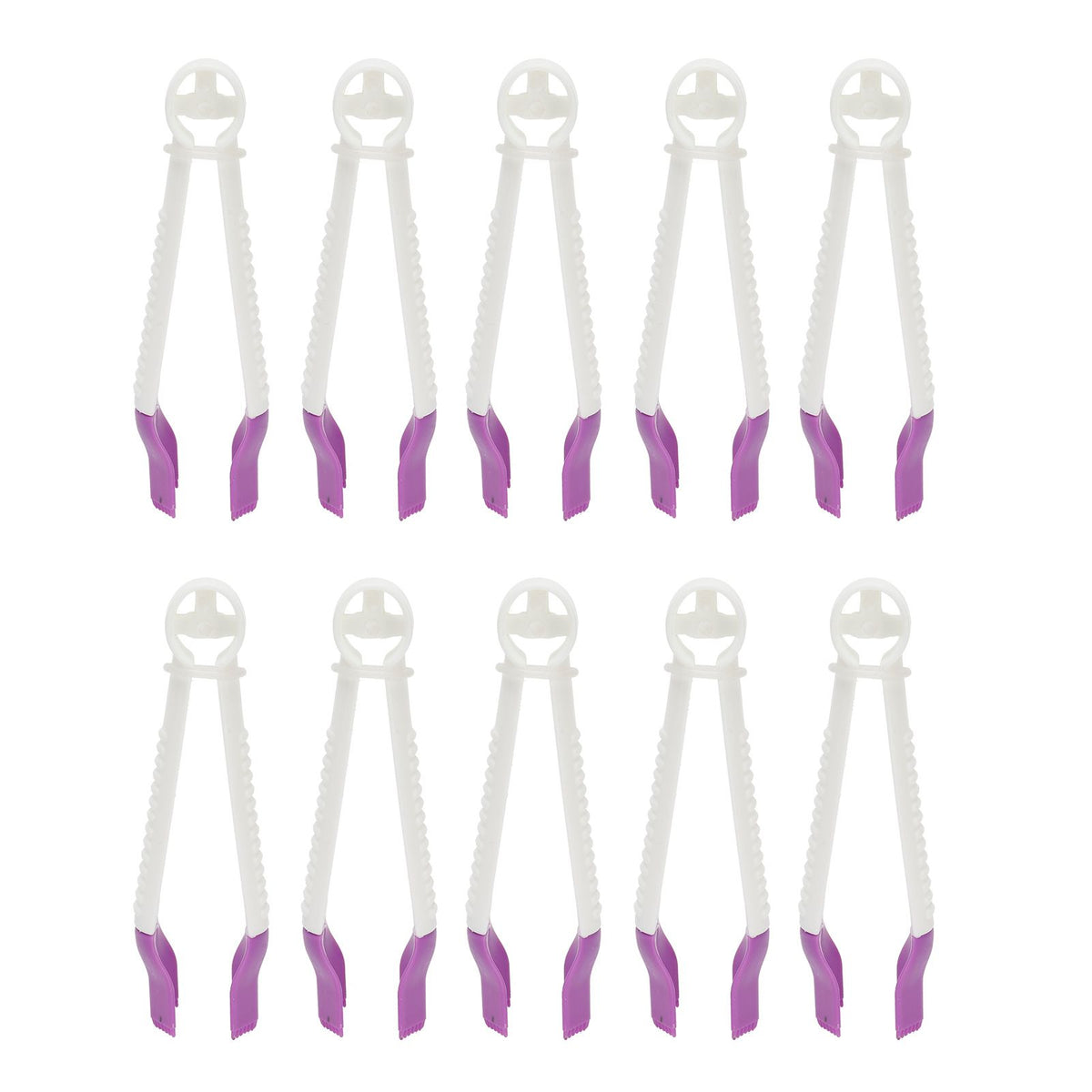 10-piece cake lace clip set for fondant cake edge decoration, ideal for baking and cake decorating projects.
