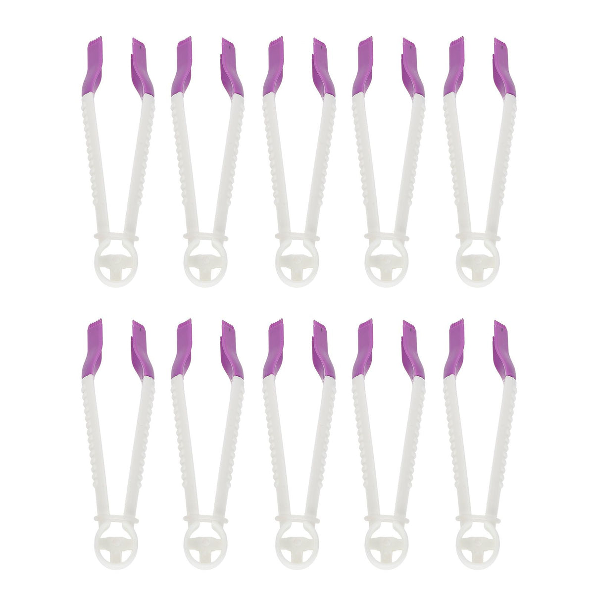 Set of 10 cake lace clip molds for fondant cake edge decoration, ideal for baking and cake decorating projects.