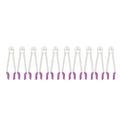 Set of 10 cake lace clip molds for fondant cake edge decoration, ideal for baking and cake decorating.