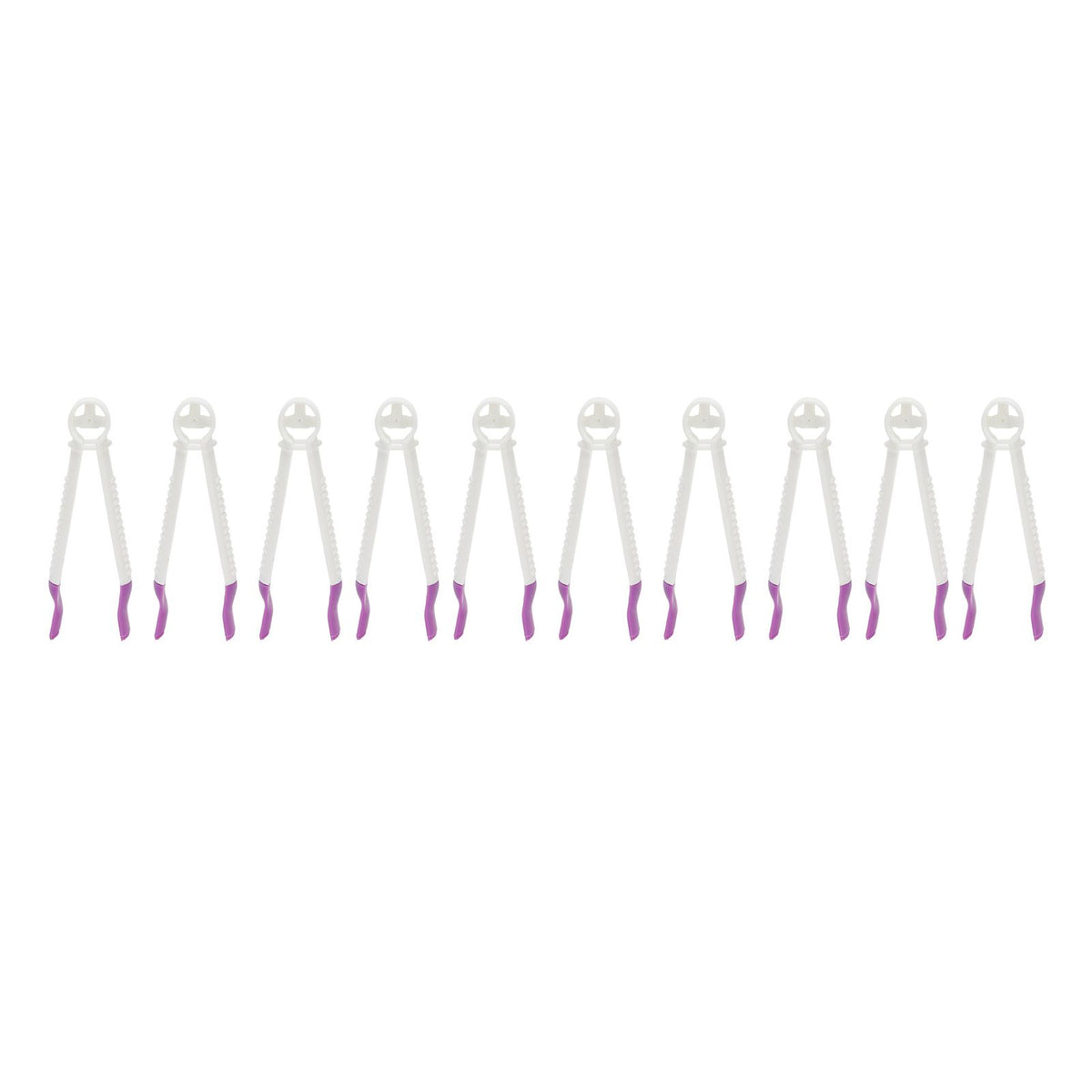 10-piece cake lace clip set for fondant cake edge decoration, ideal for baking and cake decorating projects.