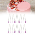 10-piece cake lace clip set for fondant cake decoration, ideal for baking and decorating Baby & Kids nursing and feeding cakes.