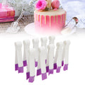 10-piece cake lace clip set for fondant cake edge decoration, ideal for home baking and cake decorating projects.