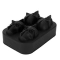 Silicone skull-shaped ice mold tray with irregular ice cubes, ideal for home bar and summer parties, by Everything Baby.