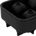 Silicone skull-shaped ice mold tray for creating irregular ice cubes, ideal for home bar and summer parties.