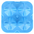 Blue 4-grid ice mold from Everything Baby, reusable diamond-shaped ice cube tray for home kitchen use