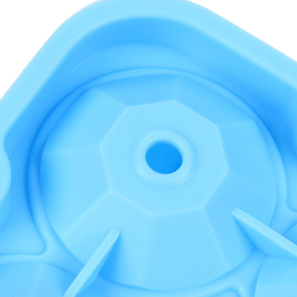 Blue 4-grid ice mold tray by Everything Baby for making reusable diamond-shaped ice cubes, ideal for home kitchen use.