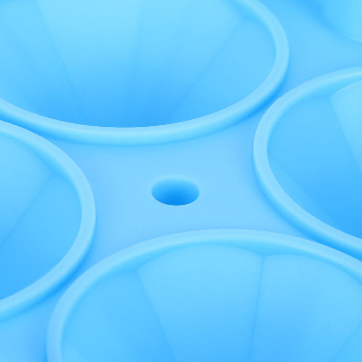 Blue 4-grid ice mold by Everything Baby, reusable diamond-shaped ice cube tray for home kitchen use.