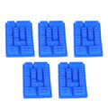 Blue silicone ice tray mold for baking and chocolate shaping, ideal for DIY cake, bakery, and home culinary projects.