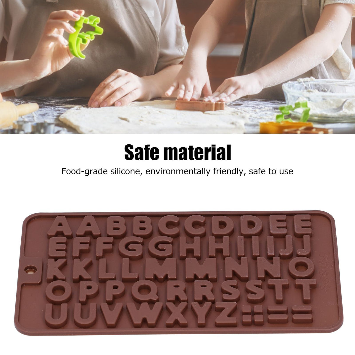 Set of 5 cute shape silicone baking molds for chocolates, puddings, and cakes, ideal for kids' kitchen and feeding activities.